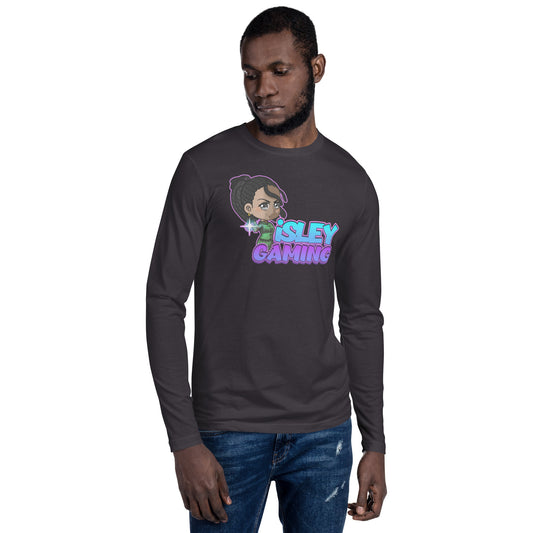 Men's iSLEYGaming 'Pew-Pew' Long Sleeve Fitted T-Shirt