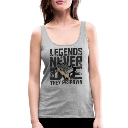 GU 'Legends Never Die' Women’s Premium Tank Top - heather gray