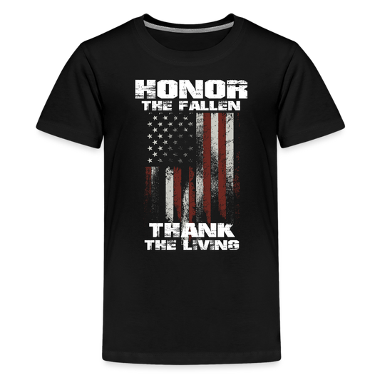 GU 'Honor' Youth Premium T-Shirt - black