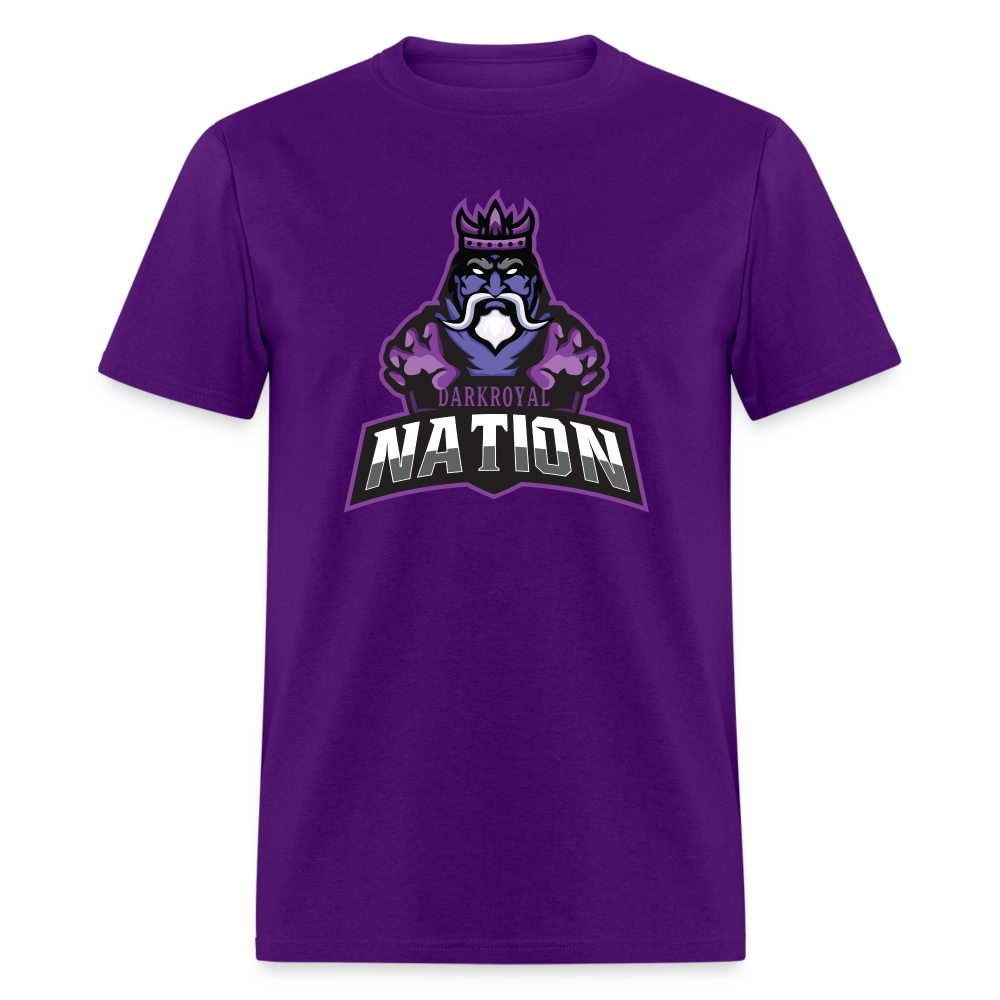Adult Dark Royal Nation Classic T-Shirt - purple