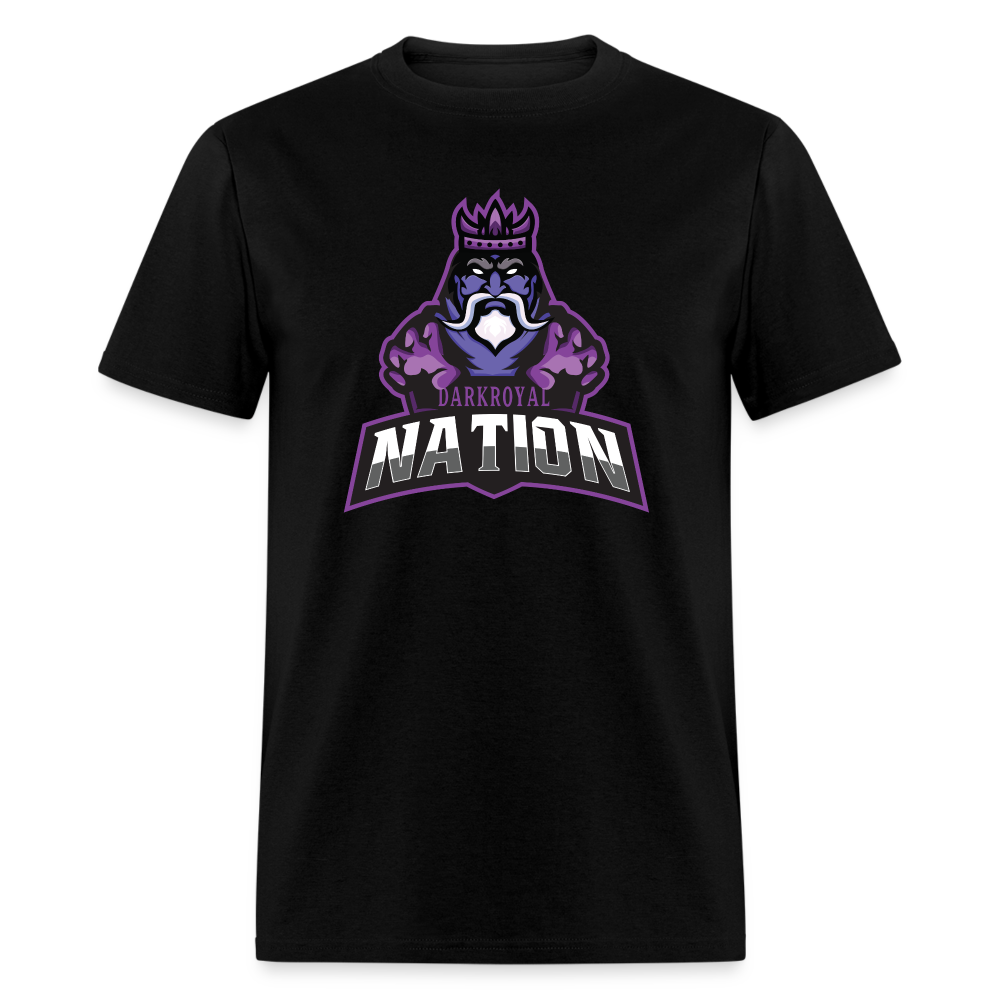 Adult Dark Royal Nation Classic T-Shirt - black