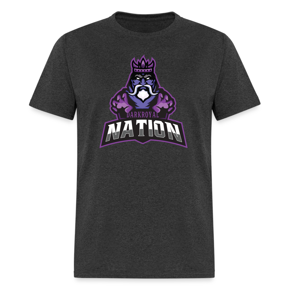 Adult Dark Royal Nation Classic T-Shirt - heather black