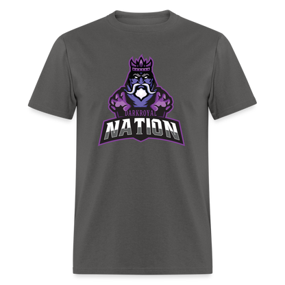 Adult Dark Royal Nation Classic T-Shirt - charcoal
