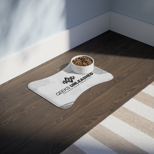 All Over Print Curved Pet Food Mat