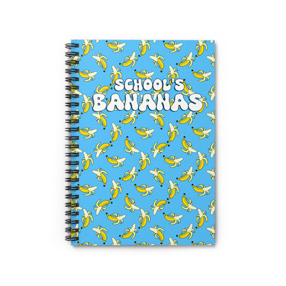GU 'School's Banana's' Spiral Notebook