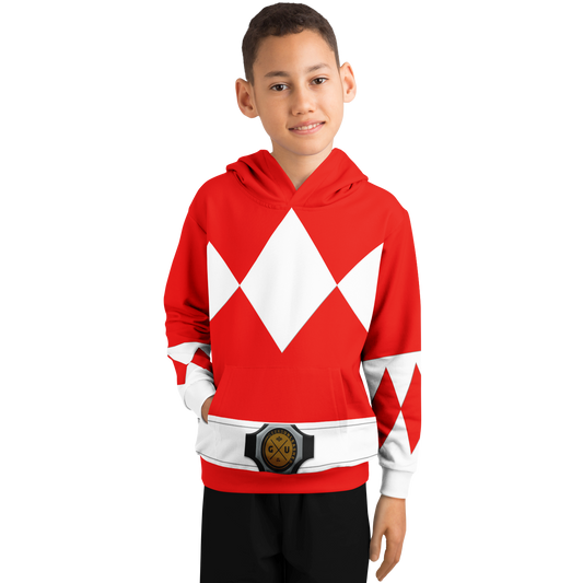Youth MMPR 'Red Ranger' Fashion Hoodie