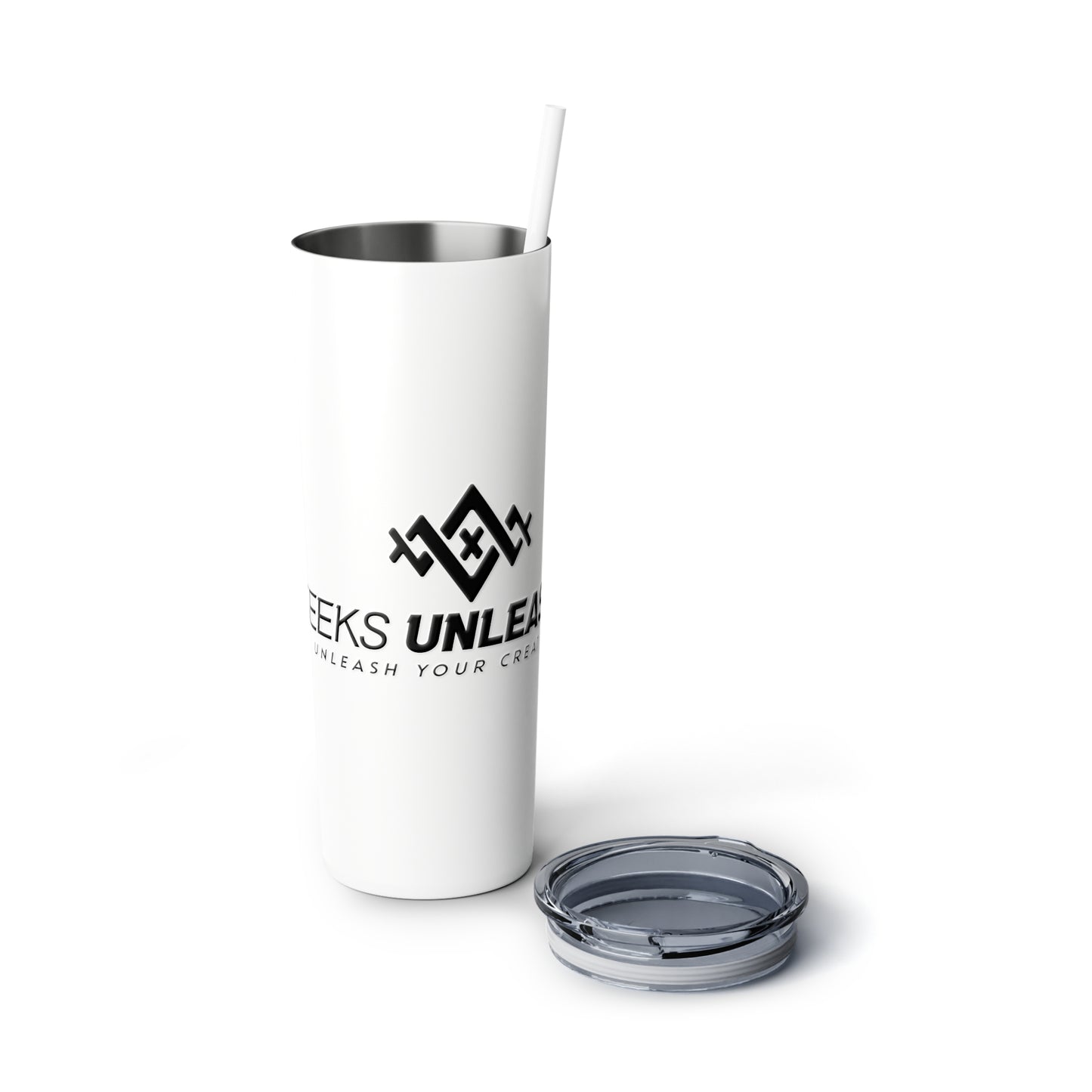 Skinny Steel Tumbler with Straw
