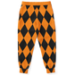Adult Jack O Lantern Joggers - Orange
