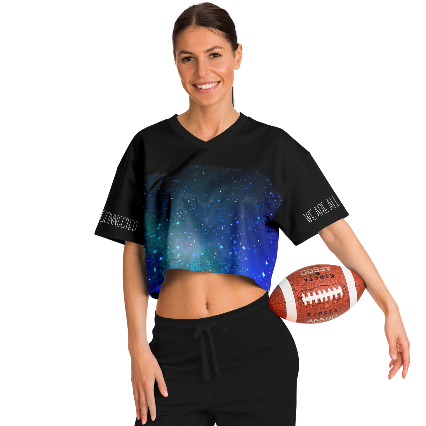 Women's Domin8r Gaming Cropped Football Jersey