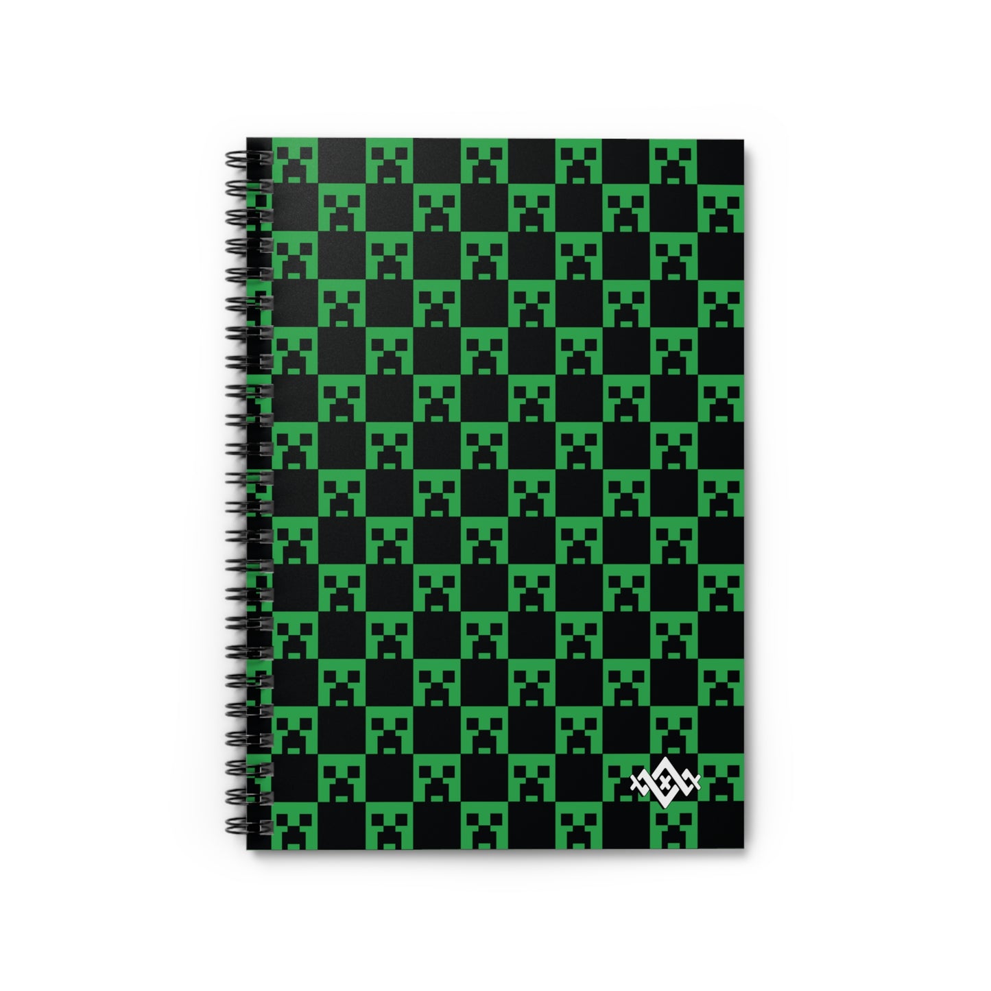Minecraft Creeper Spiral Notebook