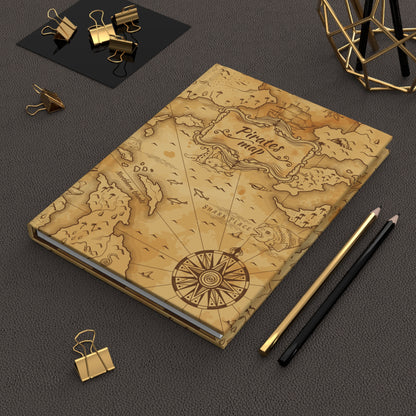 GU 'Pirates Map' Hardcover Notebook
