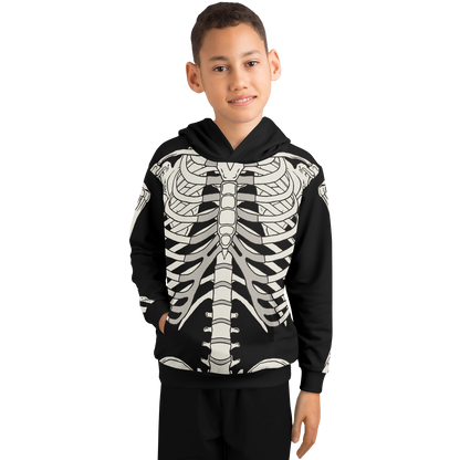 Youth GU 'Skeleton' Fashion Hoodie