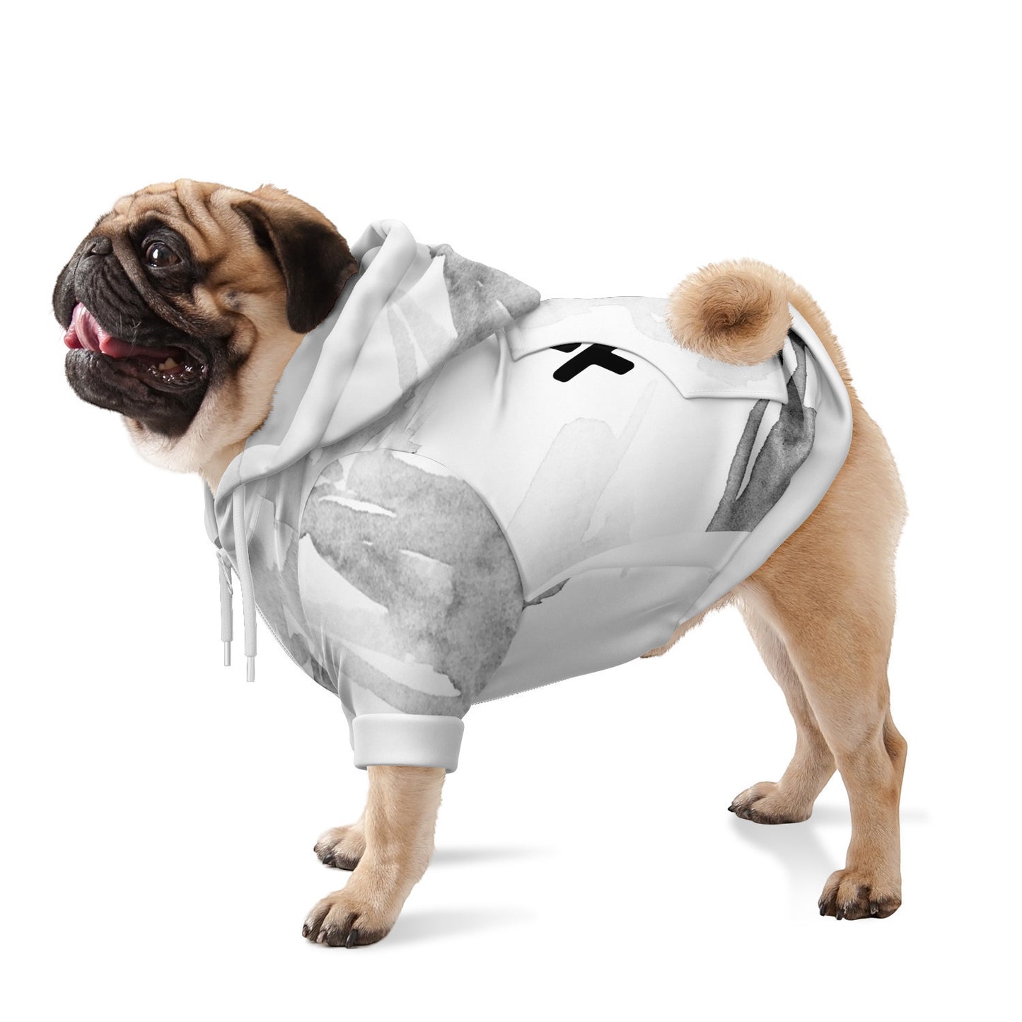 All Over Print Fashion Zip-up Dog Hoodie