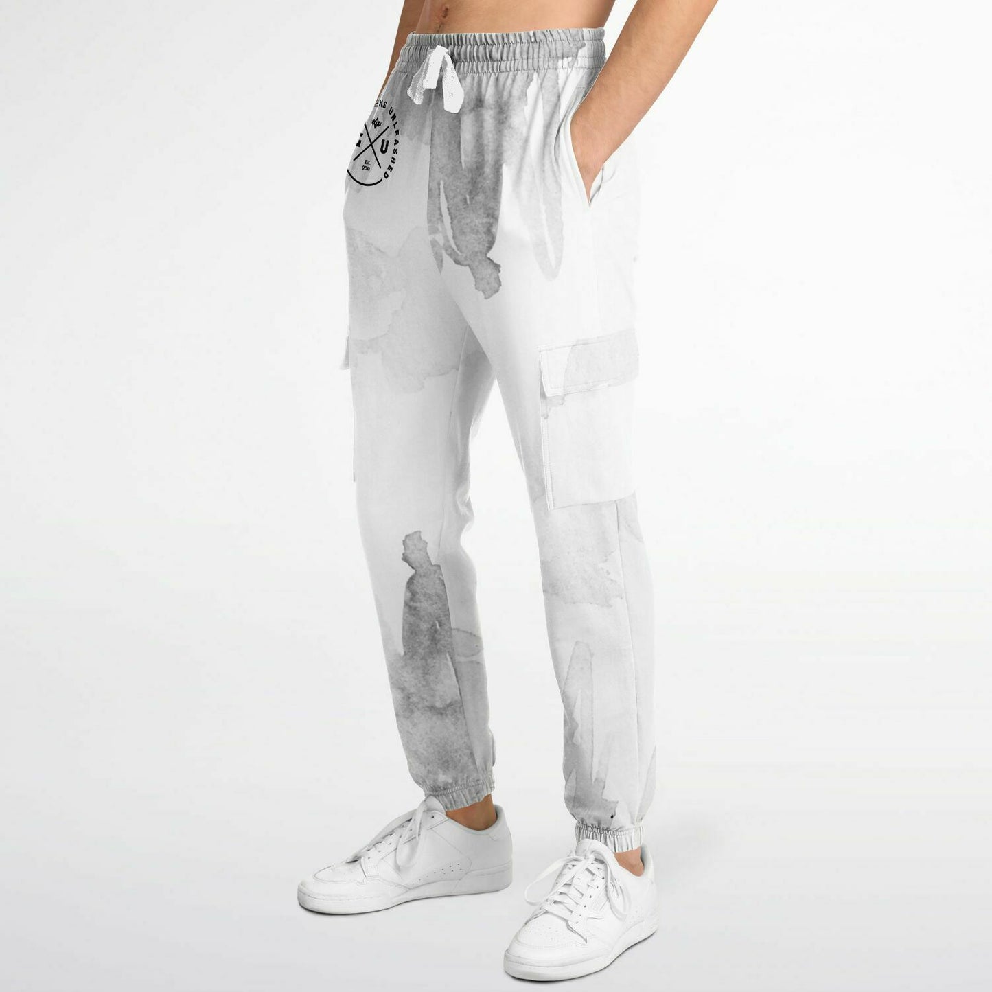 Adult All Over Print Athletic Cargo Pants