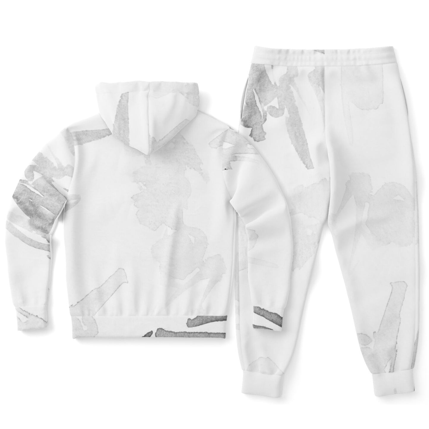 Adult All Over Print Athletic Zipped Hoodie & Jogger Set
