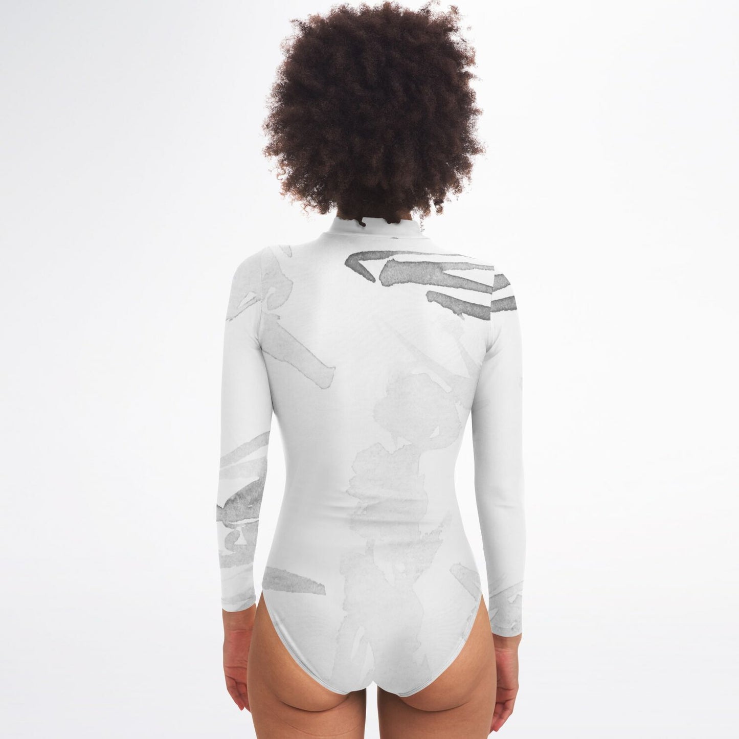 Women's All Over Print Long Sleeve Bodysuit