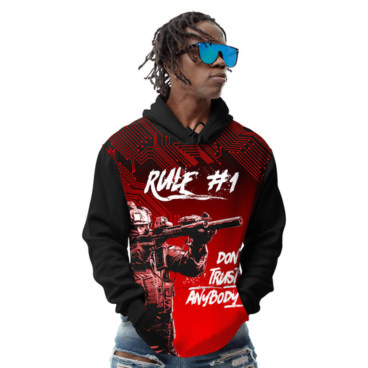 Adult AlphaBroVR Rule 1 Pullover Hoodie