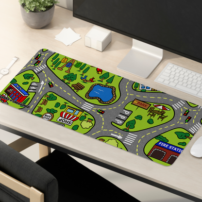 GU 'Classic Roadmap' All Over Print Large Mouse Pad