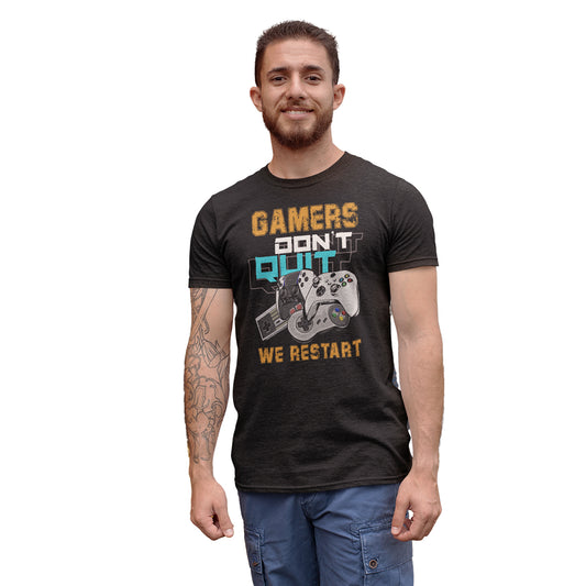 GU 'Gamers Don't Quit' Fitted T-Shirt