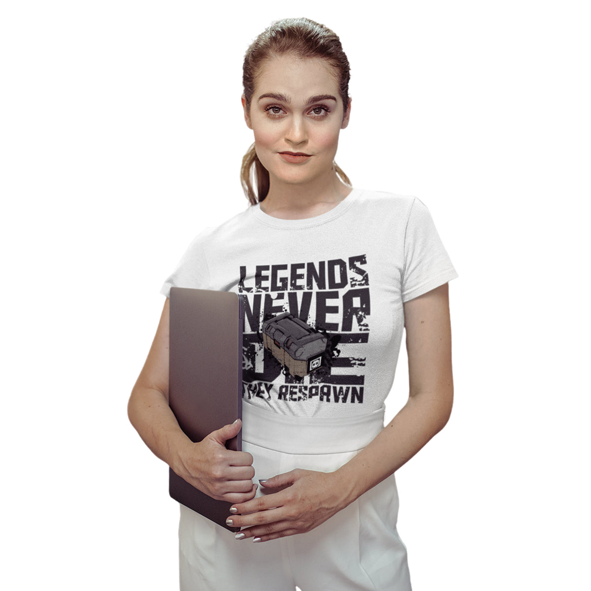 Adult Apex Legends Never Die Fitted T-Shirt