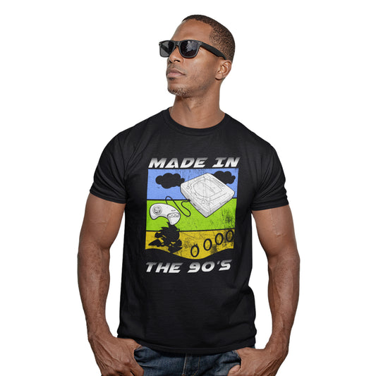 Adult GU 'Made in the 90's' Fitted T-Shirt - White