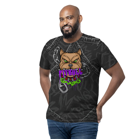 Men's Pitbull Gaming Round Neck T-Shirt