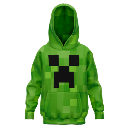 Youth Minecraft Creeper Hoodie
