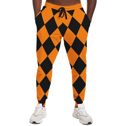 Adult Jack O Lantern Joggers - Orange