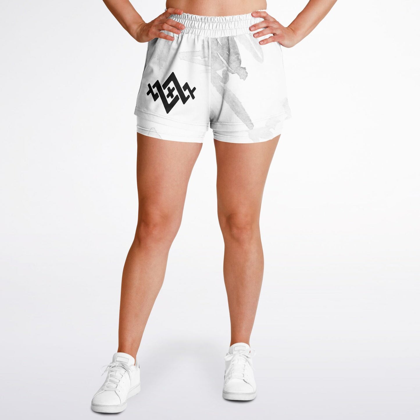 Women's All Over Print 2-in 1 Shorts