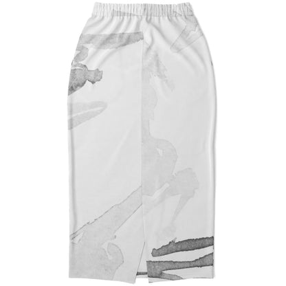 Women's All Over Print Athletic Long Pocket Skirt