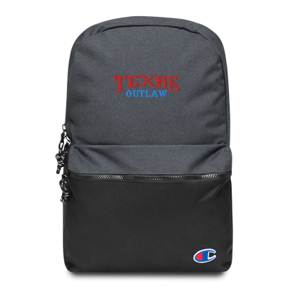 Texas Outlaw Branded Embroidered Backpack