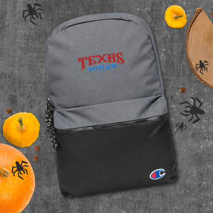 Texas Outlaw Branded Embroidered Backpack