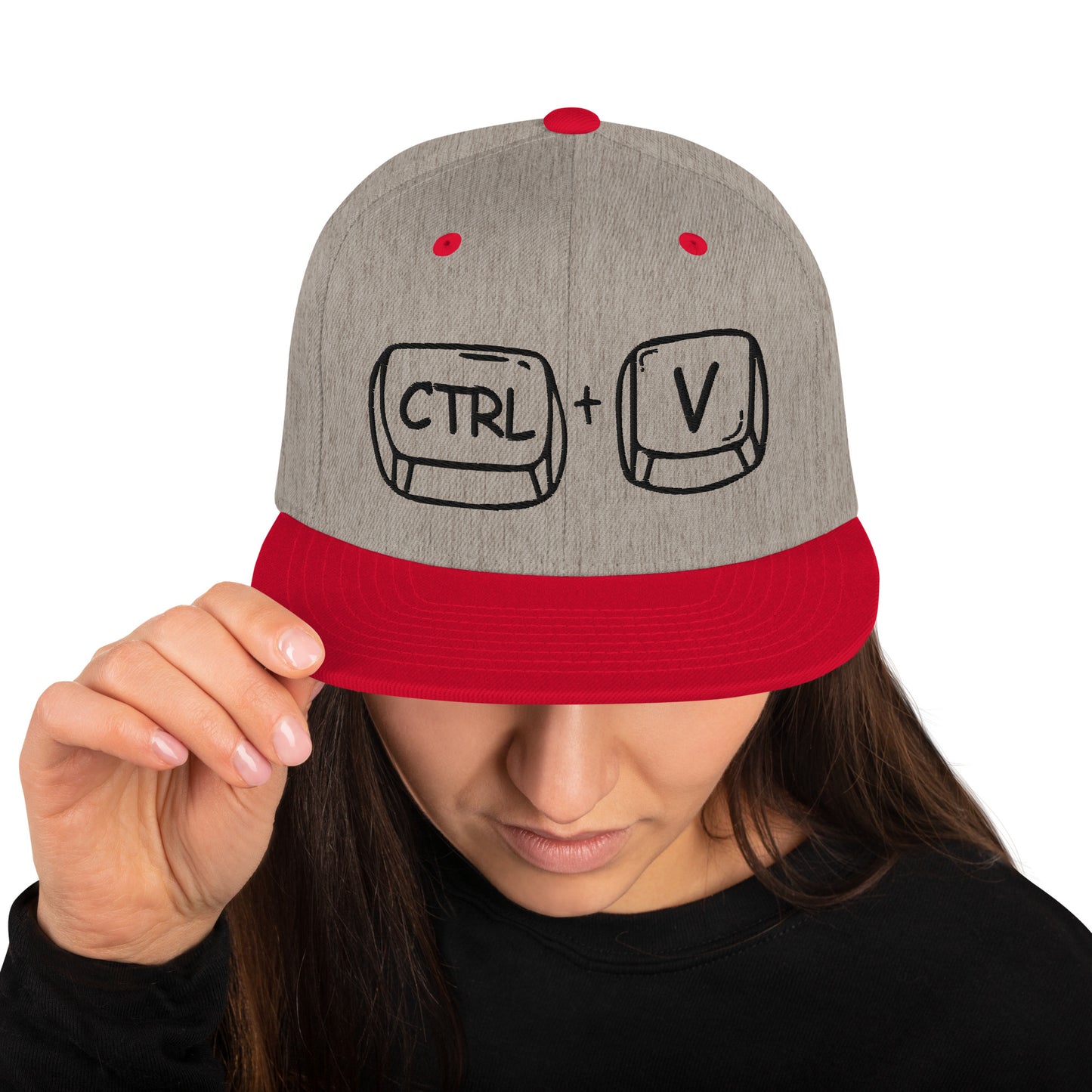 'CTRL + V' Snapback Hat