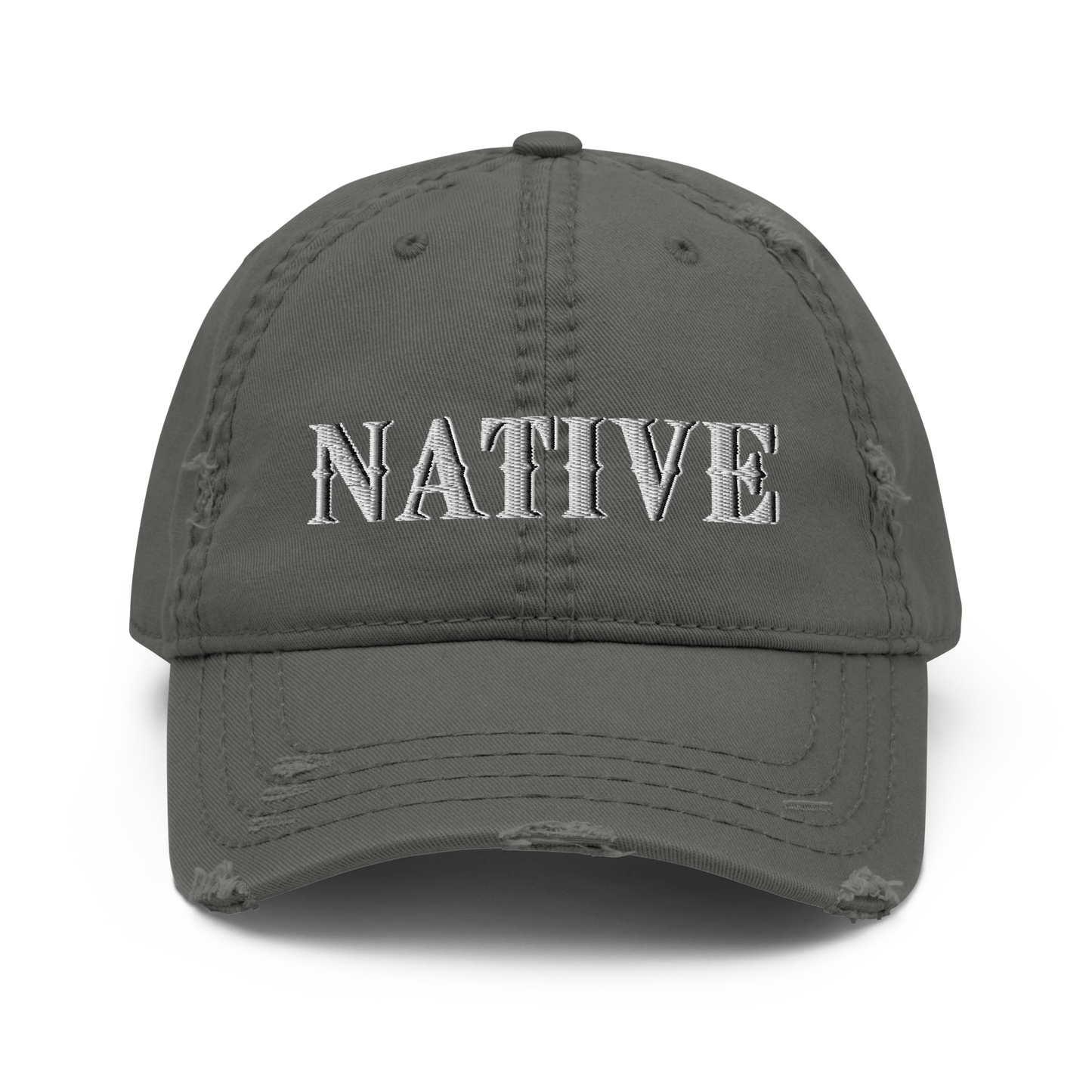 Native Distressed Dad Hat