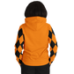 Adult Jack O Lantern Hoodie - Orange