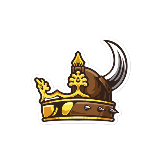 Queen of Vikings 'Helm of Honor' Sticker