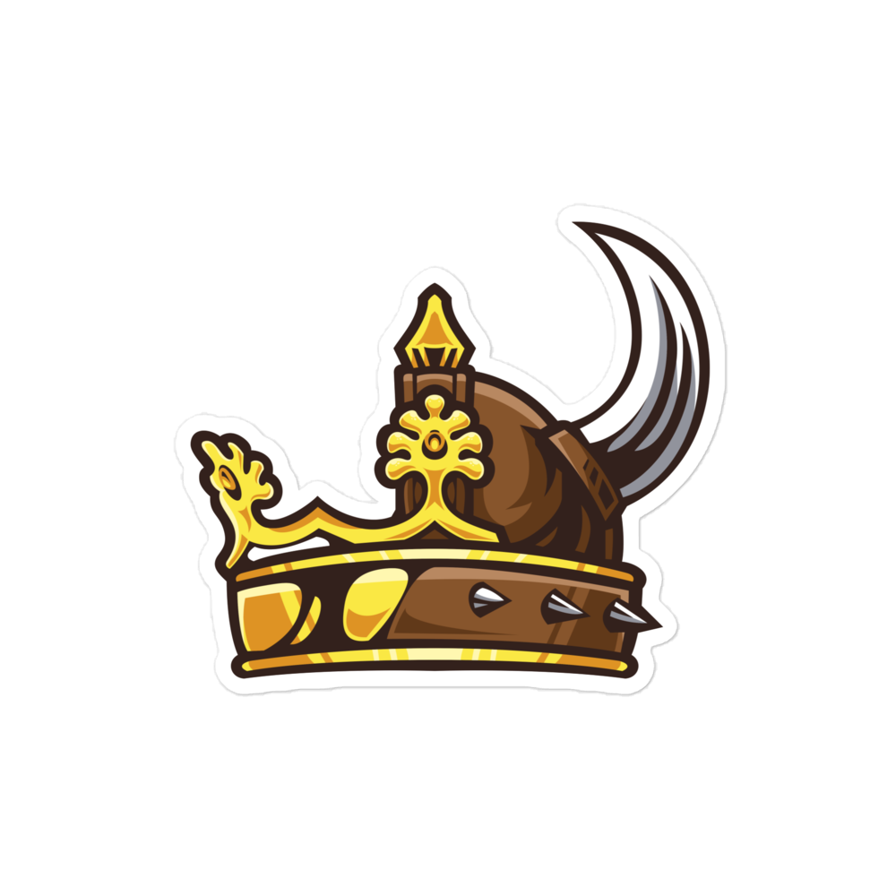 Queen of Vikings 'Helm of Honor' Sticker