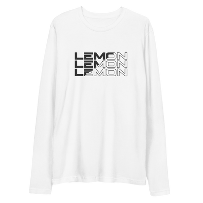 Adult LEMON Contrast Long Sleeve T-Shirt
