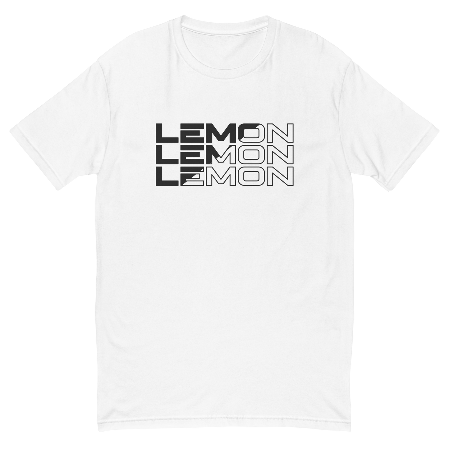 Adult LEMON Contrast Fitted T-Shirt