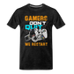 GU 'Gamers Don't Quit' Men’s Premium Organic T-Shirt - charcoal grey