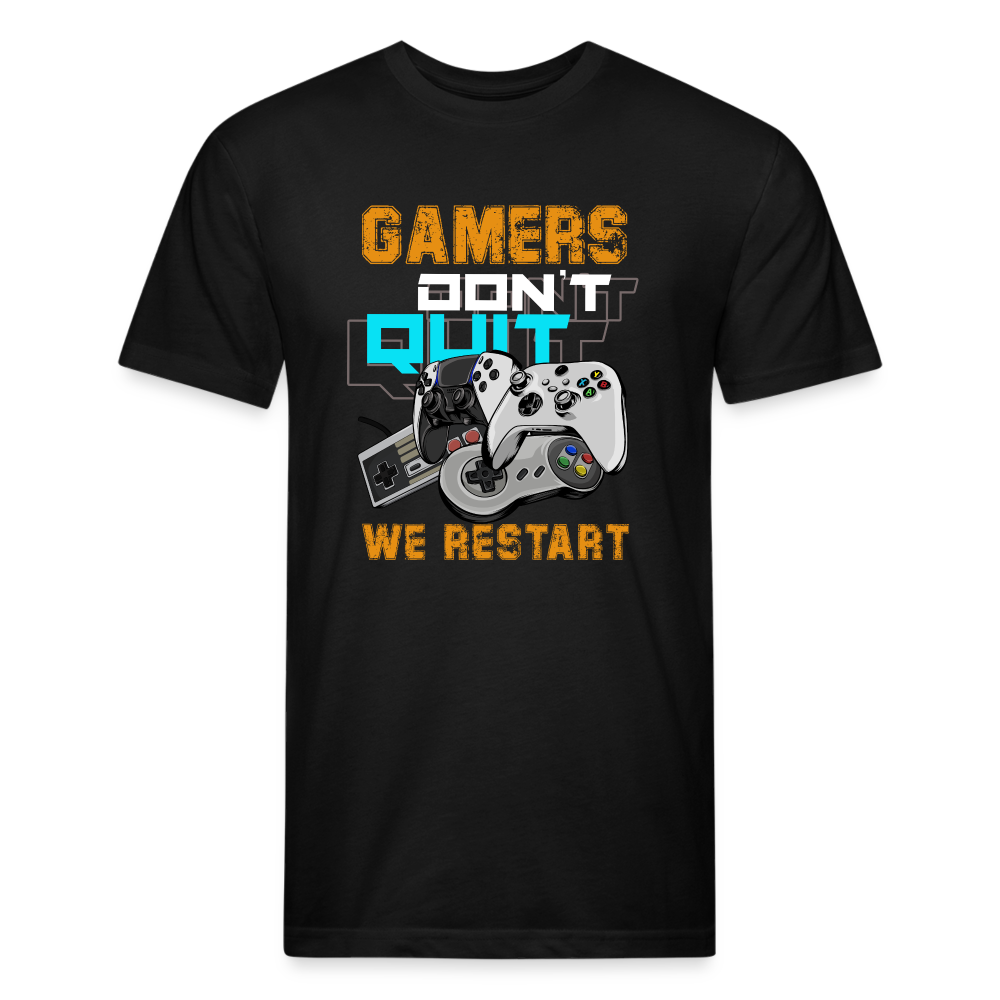 GU 'Gamers Don't Quit' Fitted T-Shirt - black