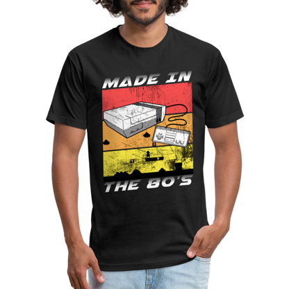 GU 'Made in the 80's' Fitted T-Shirt - White - black