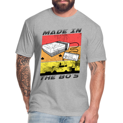 GU 'Made in the 80's' Fitted T-Shirt - heather gray
