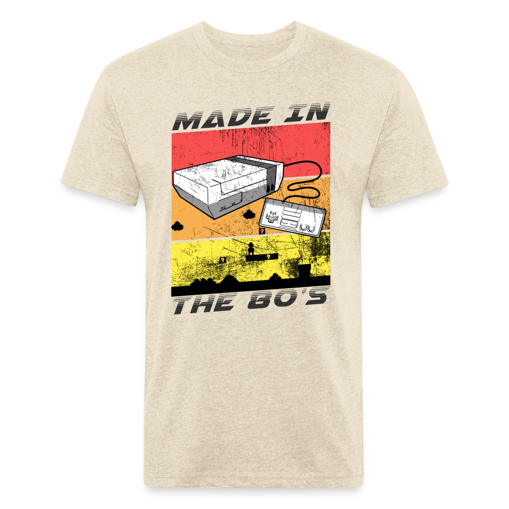 GU 'Made in the 80's' Fitted T-Shirt - heather cream