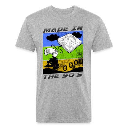 GU 'Made in the 90's' Fitted T-Shirt - heather gray