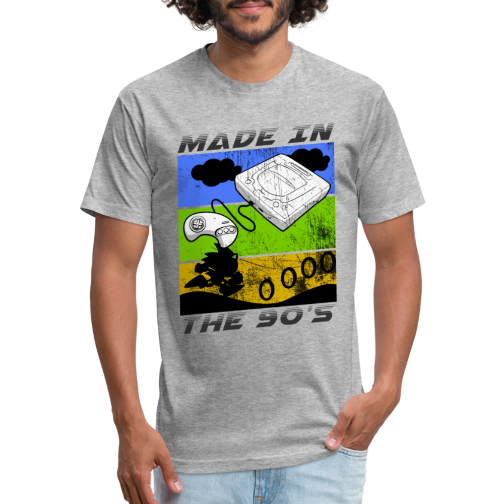 GU 'Made in the 90's' Fitted T-Shirt - heather gray