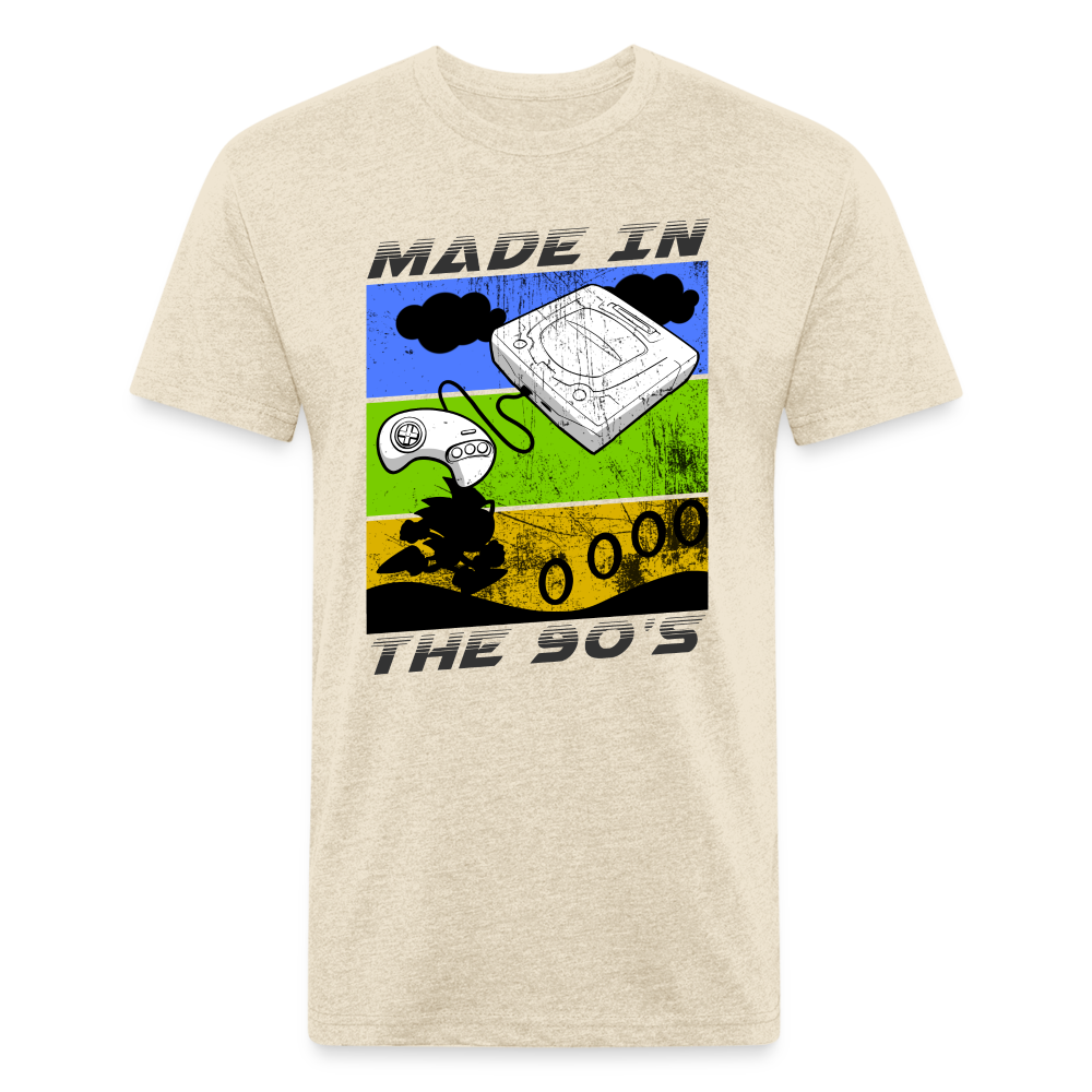 GU 'Made in the 90's' Fitted T-Shirt - heather cream