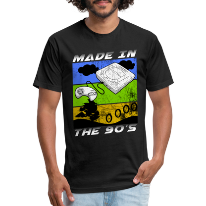 GU 'Made in the 90's' Fitted T-Shirt - White - black