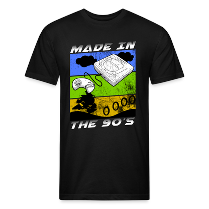 GU 'Made in the 90's' Fitted T-Shirt - White - black