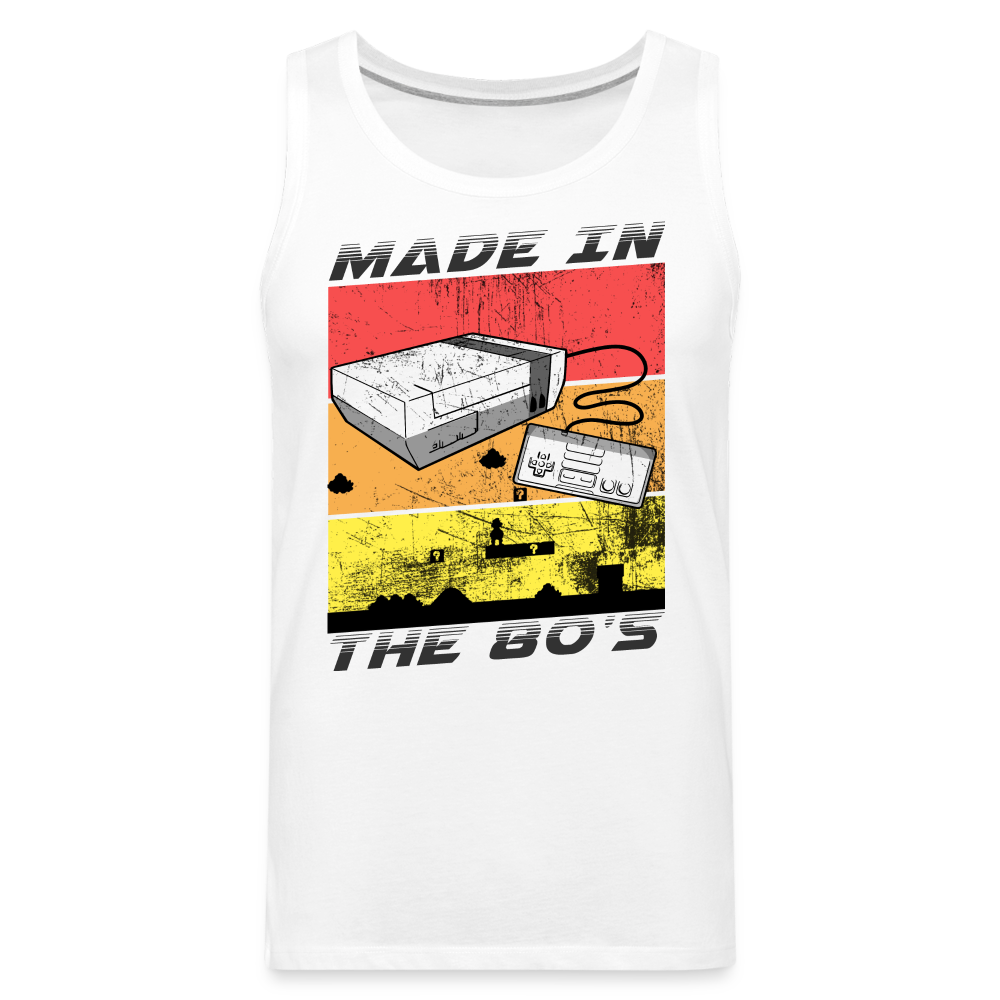 GU 'Made in the 80's' Men’s Premium Tank - white